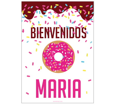 Afiche Pers. Donuts